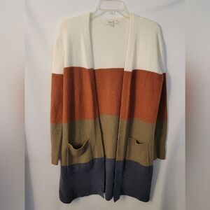 Madewell Colorblock Cardigan Size XS